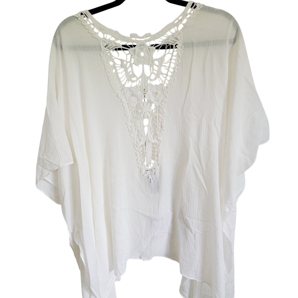 Vince Camuto Women's One Size Rayon Lace Crochet Topper‎ Open Front NWT RV $68